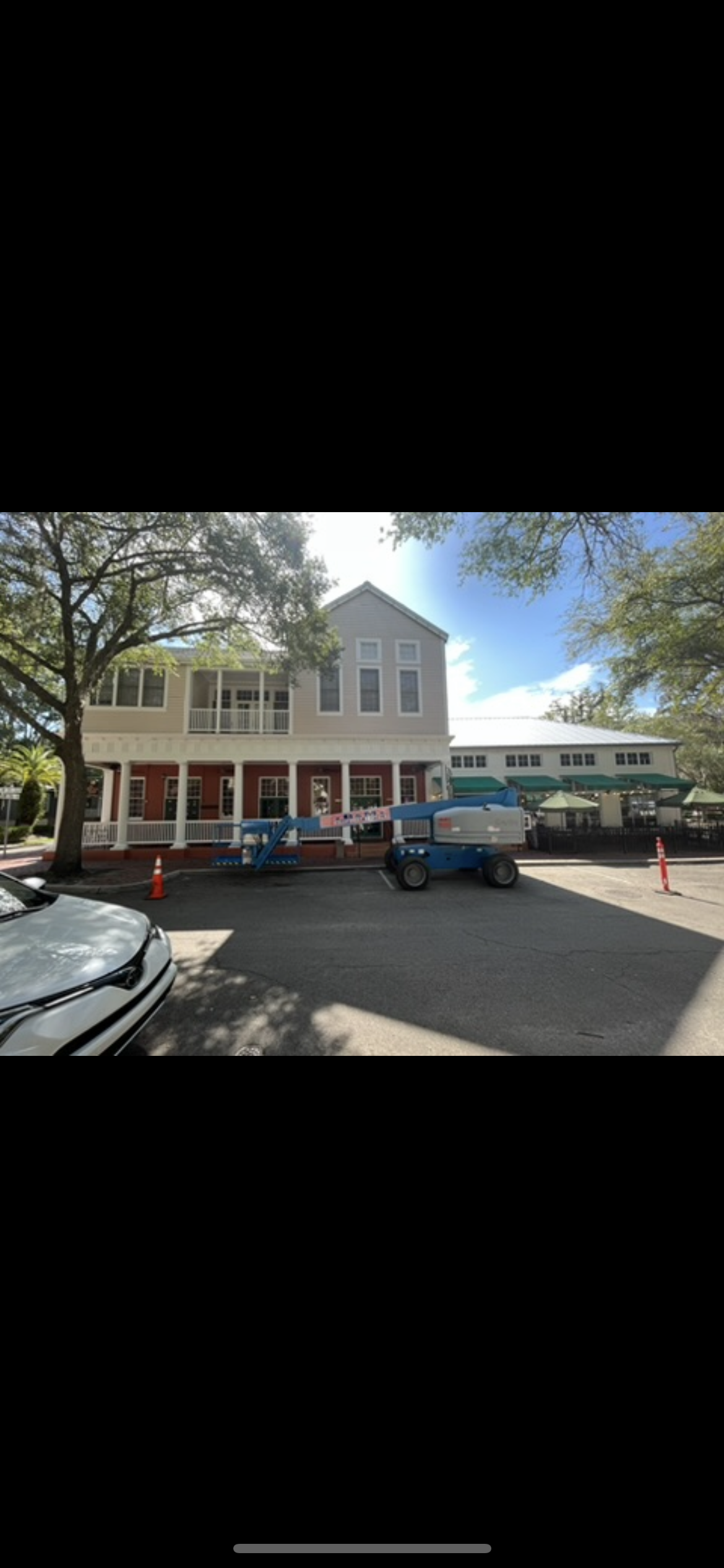 Historic commercial building exterior painting downtown Gainesville by HPC Florida